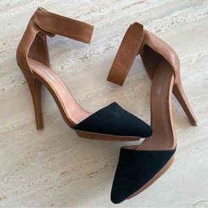 Jeffrey Campbell x Free People Solitaire Ankle Strap Point Toe Heels